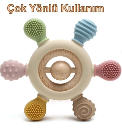 Bebek Diş Kaşıyıcı Halka Dümen