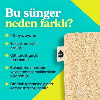 Doğal Bulaşık Süngeri