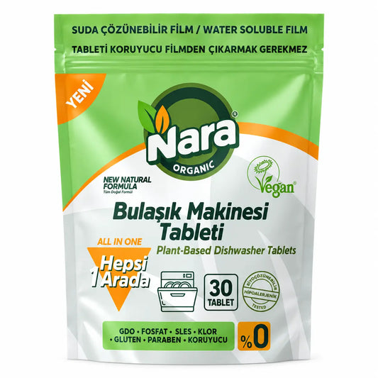 Nara Bitkisel Bulaşık Makinesi Tableti